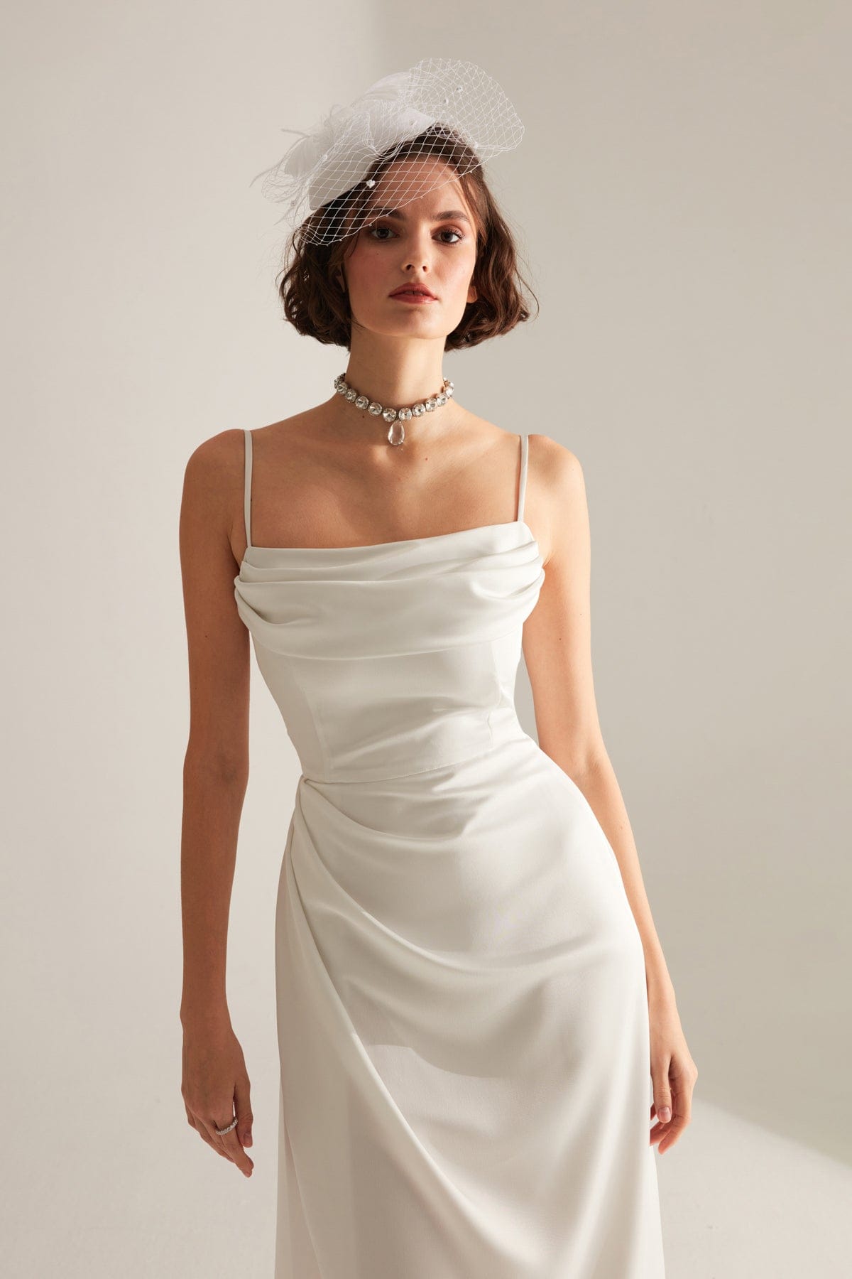 Kristall Choker Halskette