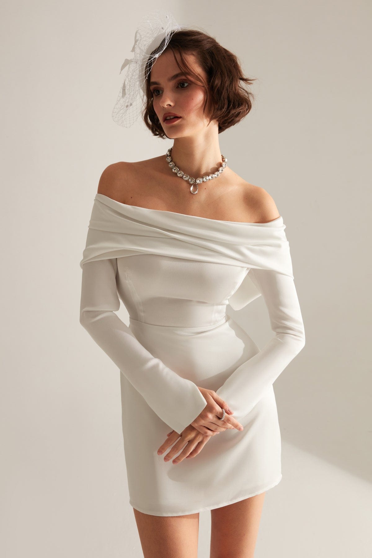 Kristall Choker Halskette