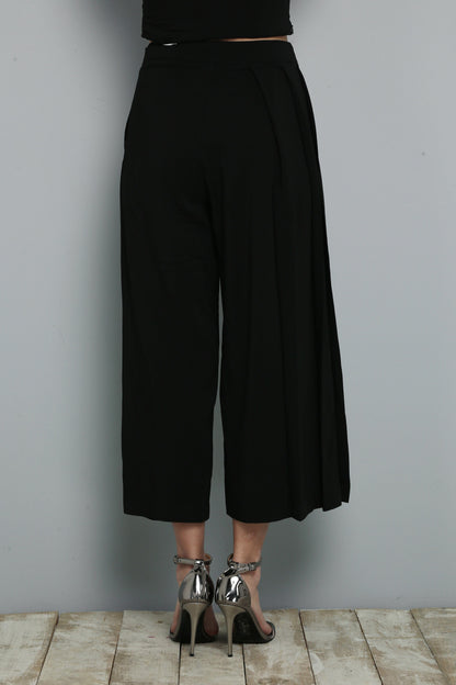 Pleated Black Pants