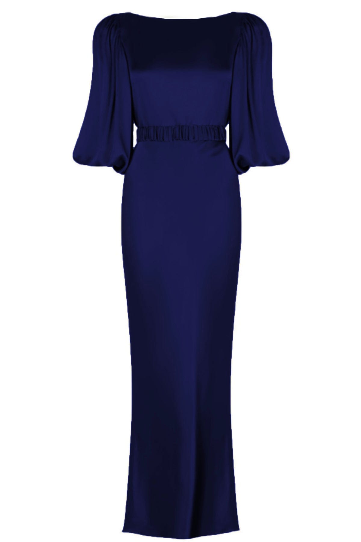 HELENY Ballon Kol Saks Nişan Kleid